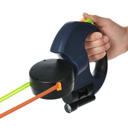 BrightPaws Dual Dog Leash Light