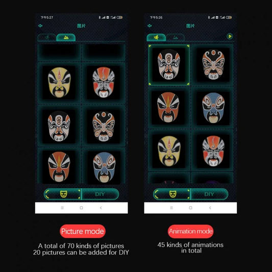 Party Glow LED Bluetooth Face Mask