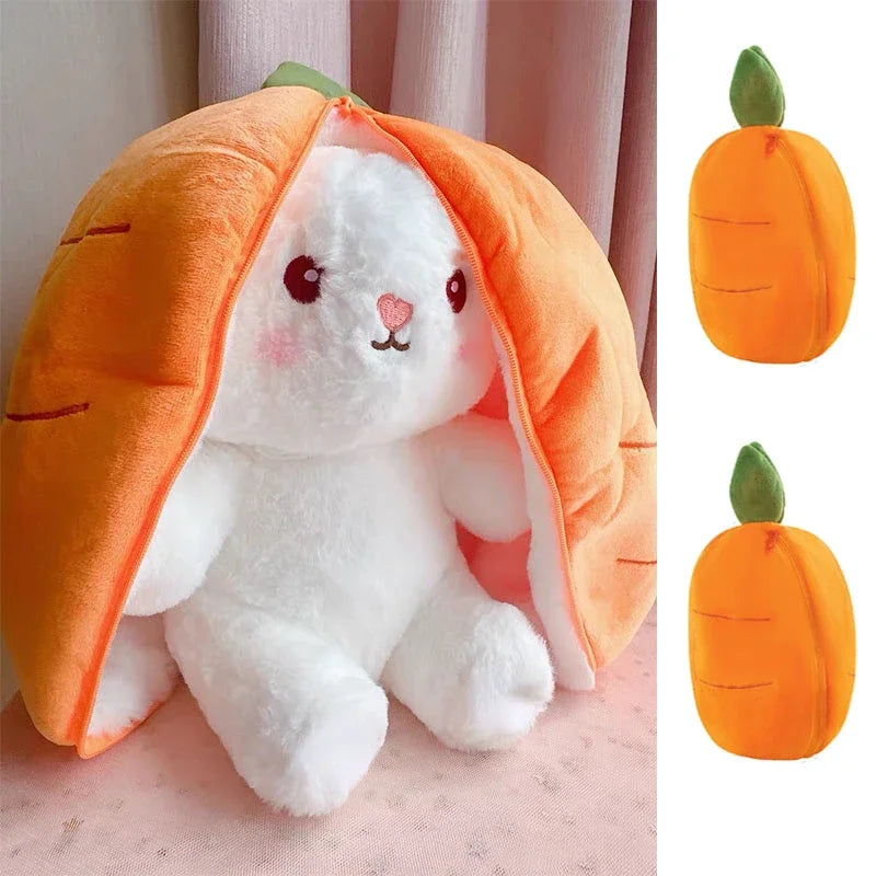 Strawberry Bunny Transform Plush Toy