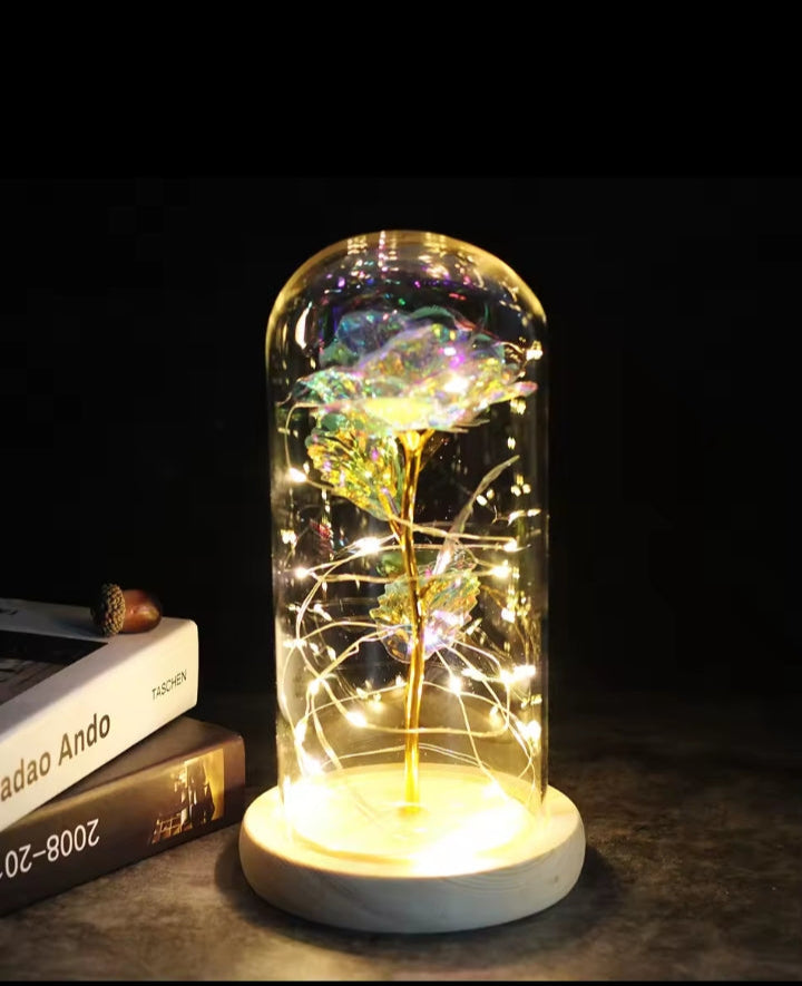 Enchanted Glow Rose Lamp