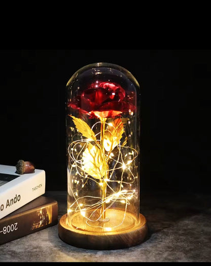 Enchanted Glow Rose Lamp