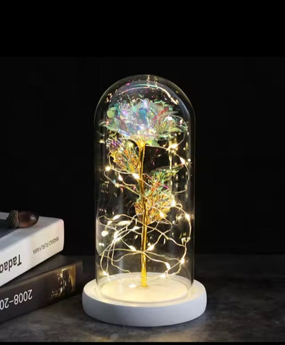Enchanted Glow Rose Lamp
