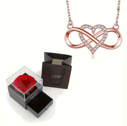 Infinity Love Heart Necklace
