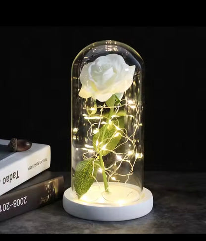 Enchanted Glow Rose Lamp