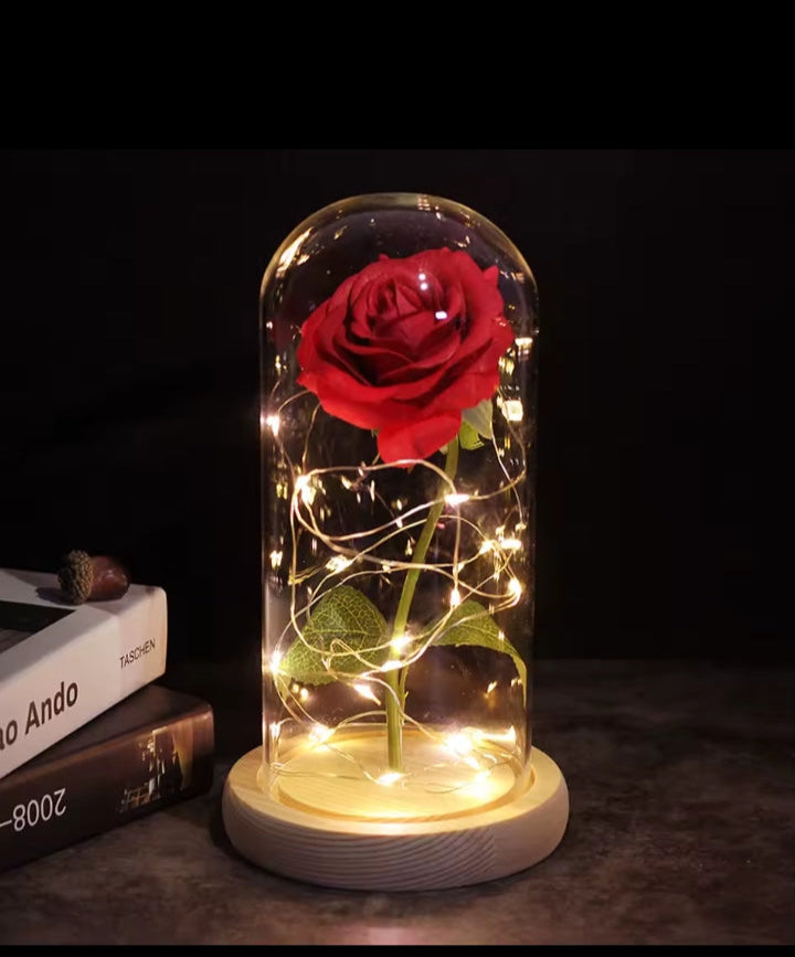 Enchanted Glow Rose Lamp