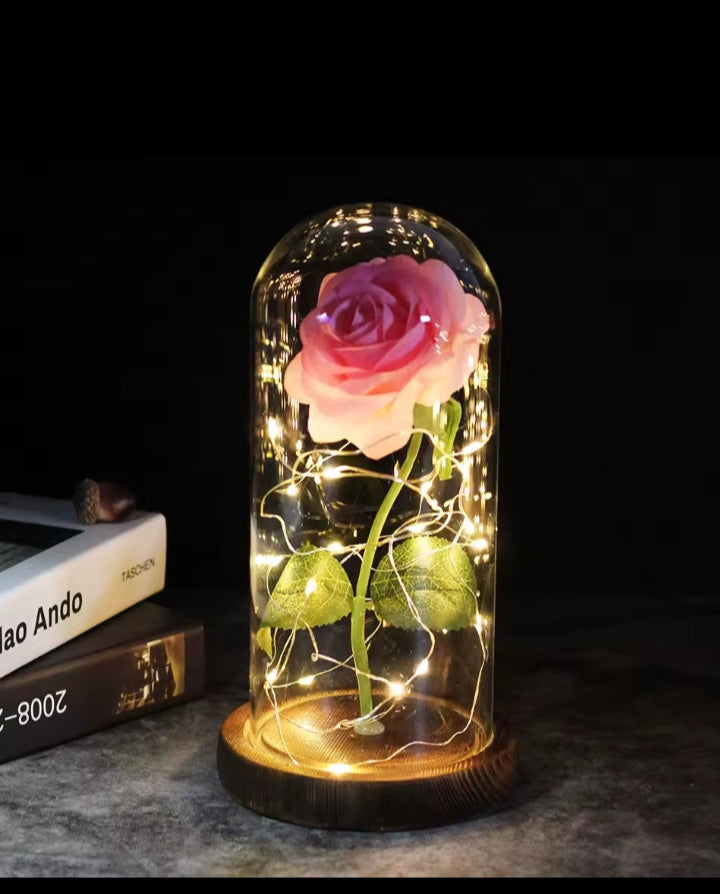 Enchanted Glow Rose Lamp