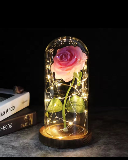 Enchanted Glow Rose Lamp