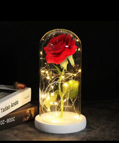 Enchanted Glow Rose Lamp