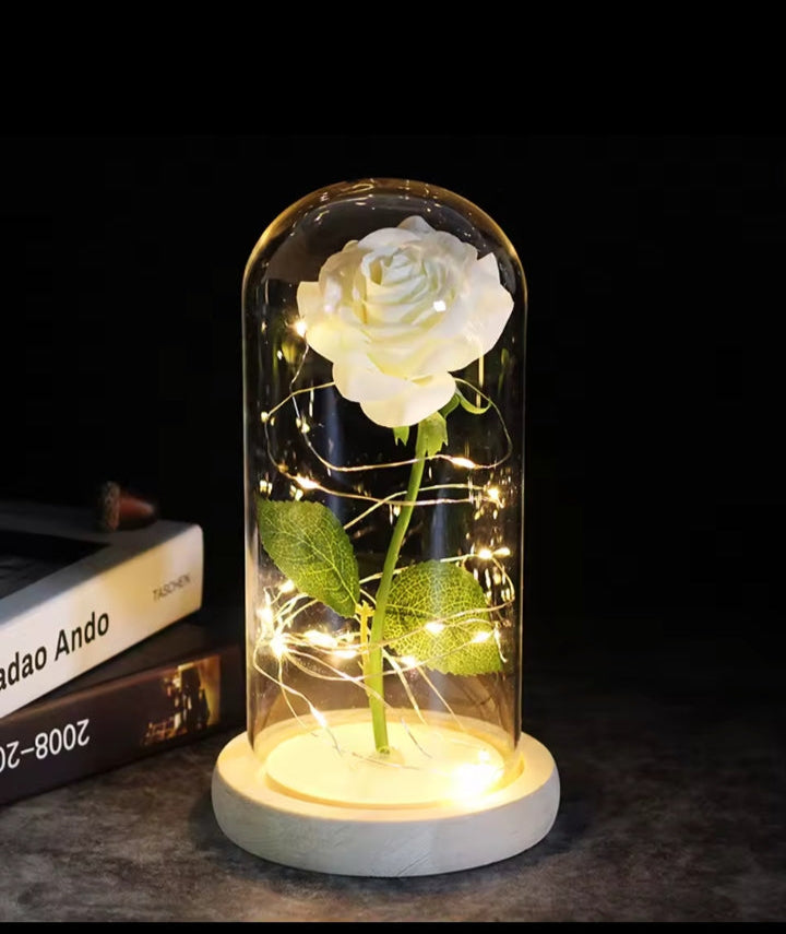 Enchanted Glow Rose Lamp