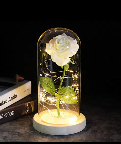 Enchanted Glow Rose Lamp