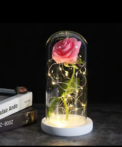 Enchanted Glow Rose Lamp