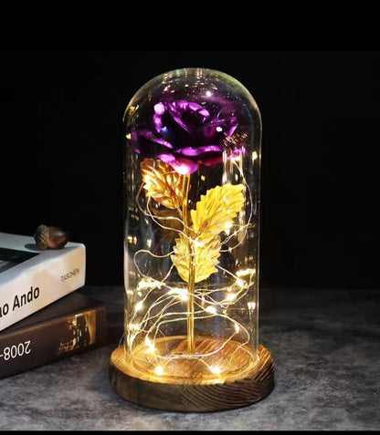 Enchanted Glow Rose Lamp