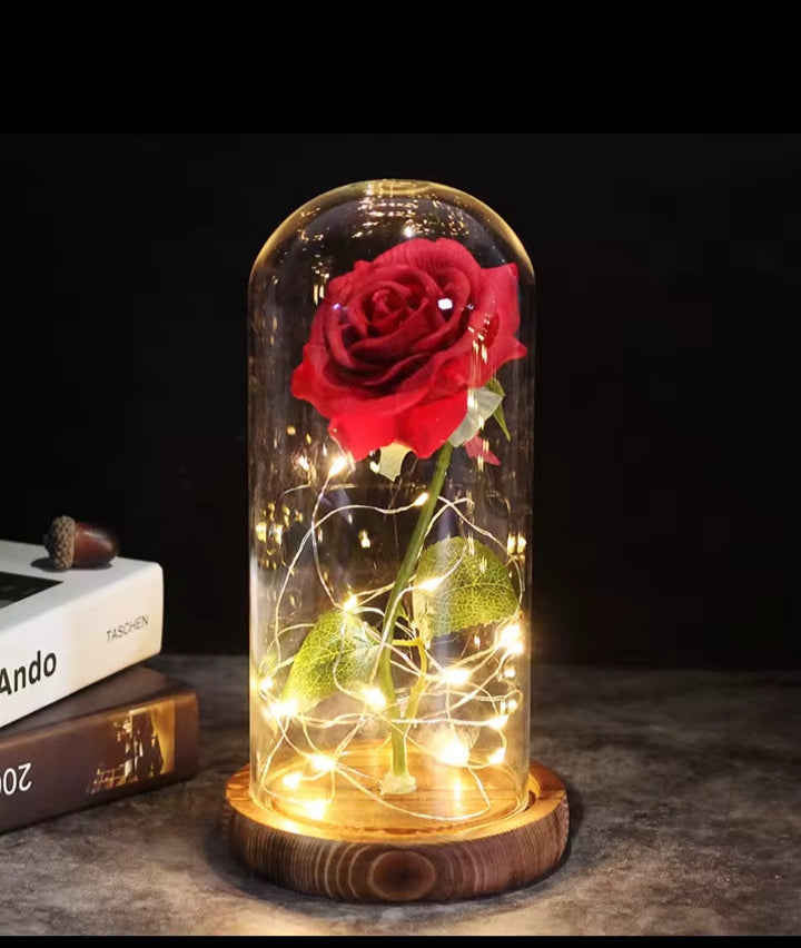 Enchanted Glow Rose Lamp