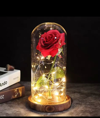 Enchanted Glow Rose Lamp