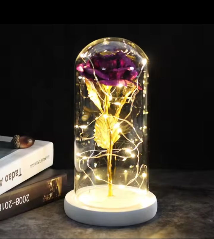 Enchanted Glow Rose Lamp